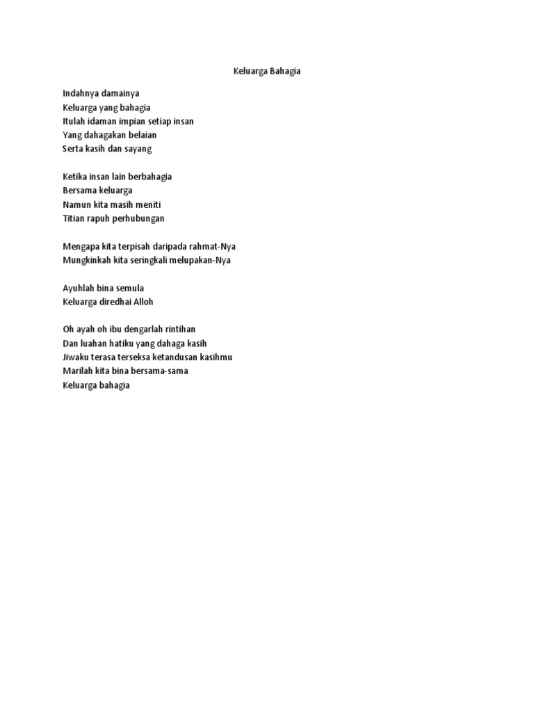 Keluarga Bahagia Pdf