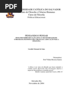 Resenha- Pensando o Pensar
