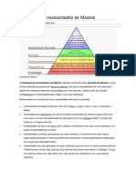 Hierarquia de Necessidades de Maslow