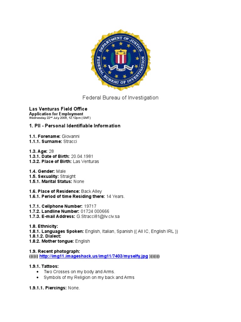 Federal Bureau of Investigation - MTA | PDF | Federal Bureau Of ...
