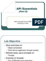 Java API Essentials: (Part II)