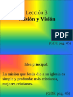 Leccion 03 Mision y Vision