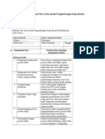 Contoh Pengisian Evaluasi Diri Guru Untuk Pengembangan Keprofesian Berkelanjutan