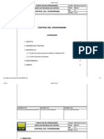 Procedimiento Control de Crongrama