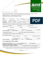 Personal Information: Membership Application Form