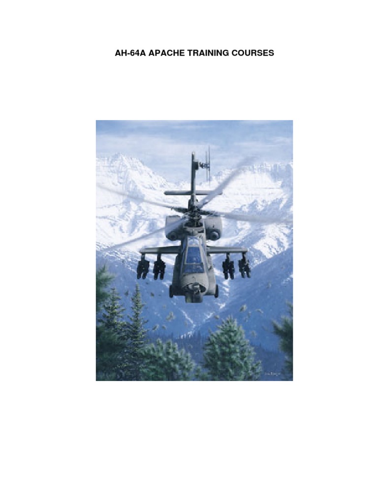 AH-64A Apache Training Overview | PDF | Aerospace Engineering | Aerospace