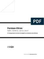 Formas-Otras- Saber, Nombrar, Narrar, Hacer MONOGRAFIA+DOCTORANDOS+2011_web