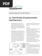 10. Sterilisatie of Pasteurisatie