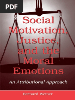 0777181 BA2BD Bernard Weiner Social Motivation Justice gianand the Moral Emo