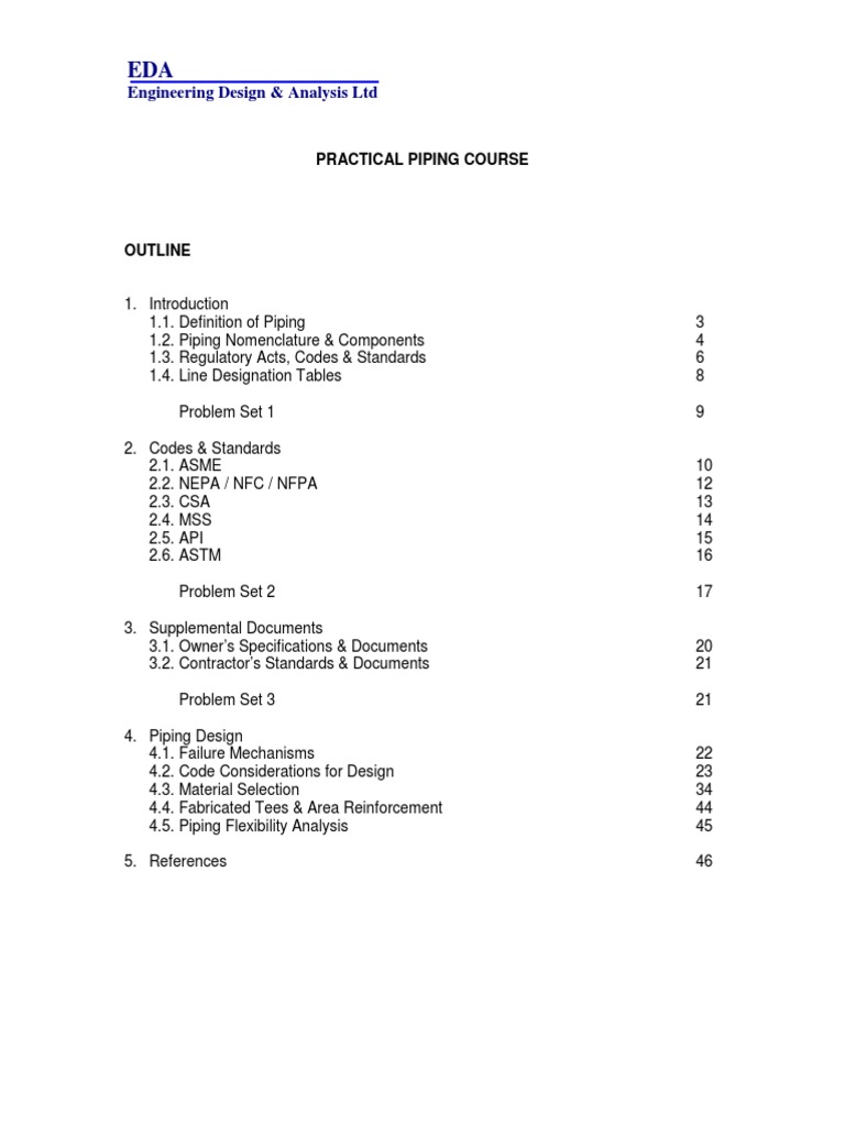 Practical Piping Design Standards Guide | PDF | Computers | Technology ...