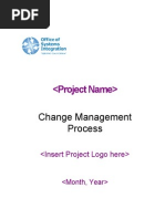 Change Management Process