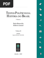 Textos Políticos da História do Brasil - Vol. 2 - Império - Segundo Reinado (1840-1889)