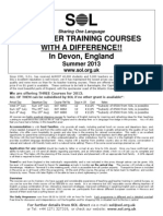 3 Teacher Training Courses With A Difference!! in Devon, England