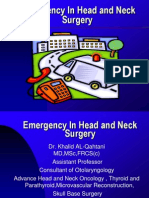 Emergency in Head and Neck