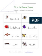 Insects Worksheet 