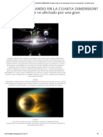 ¿ESTAMOS ENTRANDO EN LA CUARTA DIMENSION - El Sistema Solar Se Ve Afectado Por Una Gran Transmutación