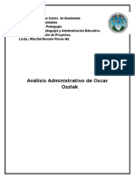 Análisis Administrativo de Oscar Ozlak Trabajo para Mañanana