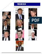 Apprentice picture quiz with answers