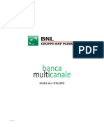 BNL Guida Banca Multicanale