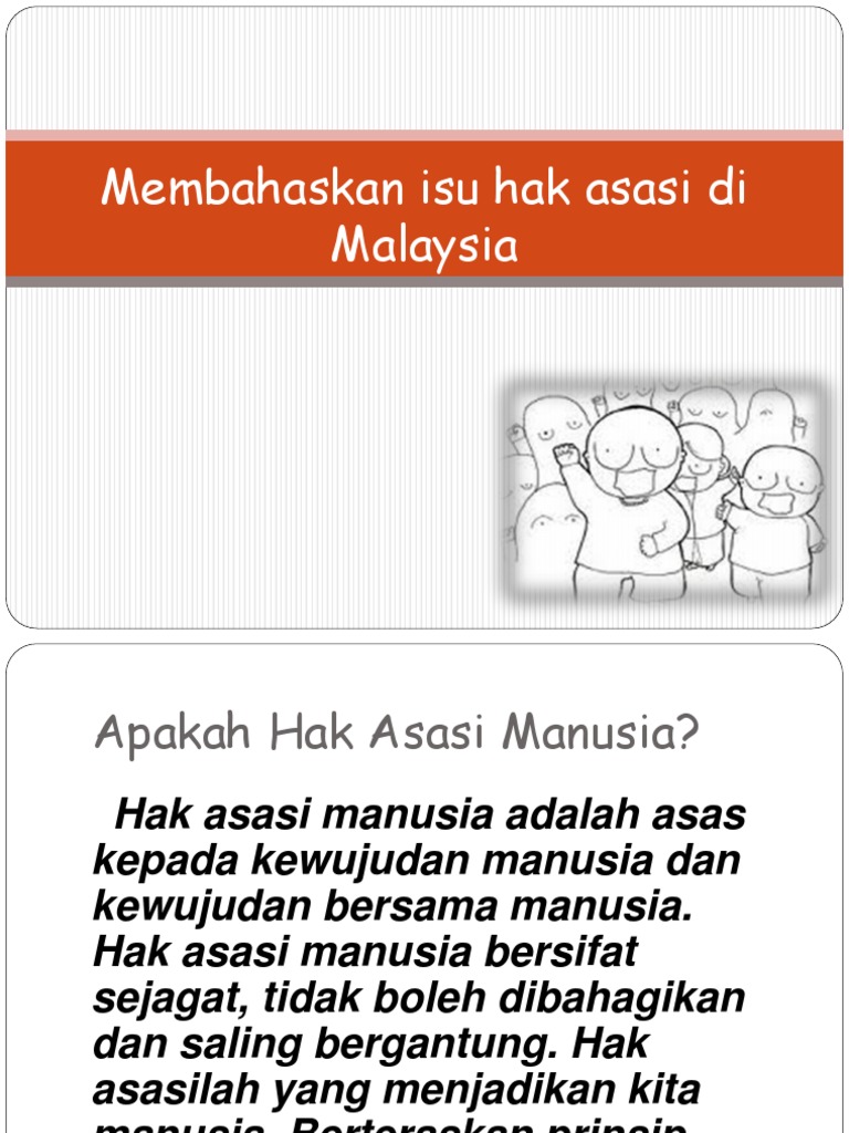Membahaskan Isu Hak Asasi Di Malaysia