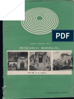 Jammu & Kashmir State Research Biannual Vol I No II - Ed. S.M. Iqbal