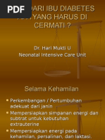 Download Mencermati Bayi Dari Ibu Diabetes by Hari Mukti SN17572062 doc pdf