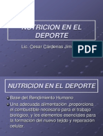 Nutricion en El Deporte