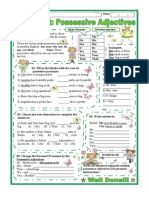 Ficha Formativa Possessive Adjectives