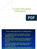 Endodontics Obturation Techniques