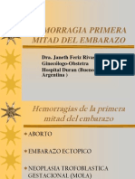 Hemorragias Primer Trimestre