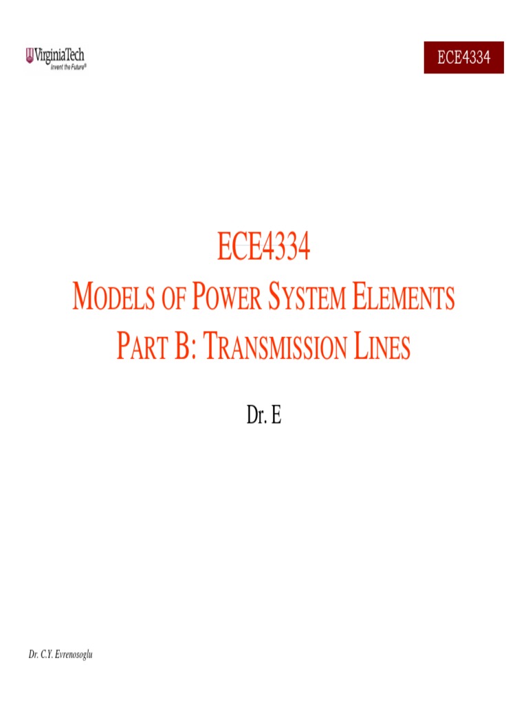Transmission Line Models in Power Systems | PDF | Inductance | Permittivity