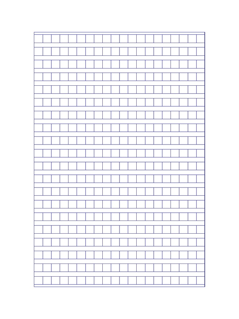 Japanese Writing Paper (Genkôyôshi) PDF