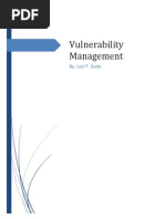 Assignment No 5 Vulnerability Management