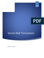 Assignment No 6 Secure Web Transaction