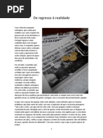 De regresso à realidade