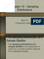 Chapter 10 - Sampling Distributions