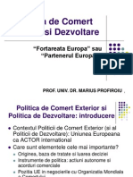 Politica de Comert Exterior Si Dezvoltare