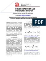 Sensores Basados en Los Transistores Mosfet