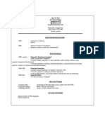 CV Singapore PDF