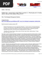 The Ideological Management Industry