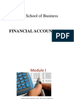 Accounting Fundamentals Module 1