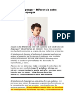 Cual Es La Diferencia Entre El Autismo y El Sindrome de Asperger