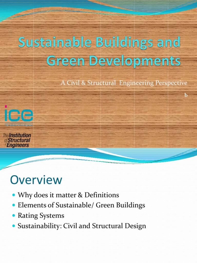 Sustainable Civil & Structural Engineering | PDF | Green Building ...