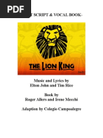 Download The Lion King Script by Luke Molloy SN175764660 doc pdf