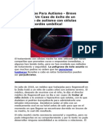 Tratamientos para Autismo - Caso de Éxito de Un Tratamiento de Autismo Con Células Madre Del Cordón Umbilical