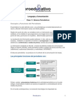 Lenguaje11 Generos Periodisticos PDF