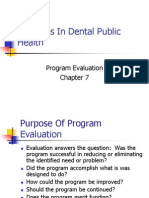 Concepts in Dental Public Health CH 7