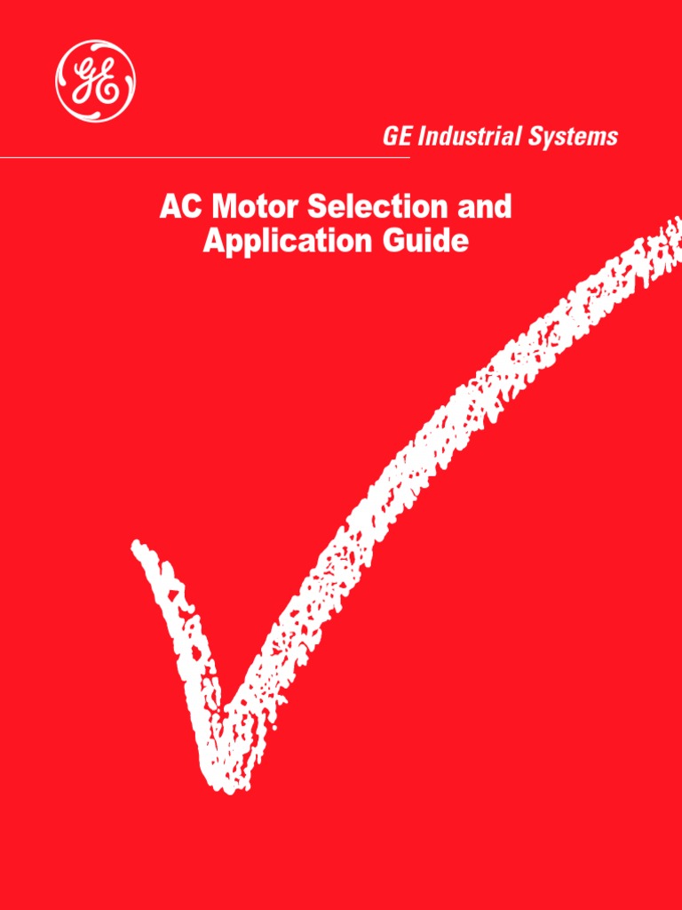 GE Motor Application Guide | PDF | Electric Motor | Horsepower