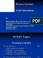 Units Operations: Processing and Handling