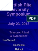 2013 07 23 Masonic Ritual Symbolism
